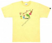 EVERGREEN B-TRUE BASIC T-SHIRT TYPE 1 LIGHT YELLOW SS