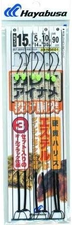 HAYABUSA Surf Hirame and Greenling Casting Bottom NB601 2 Hook Rig 13-4