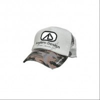 ANGLERS DESIGN ADC-03 CAMOUFLAGE DAMAGE CAP GREY / F