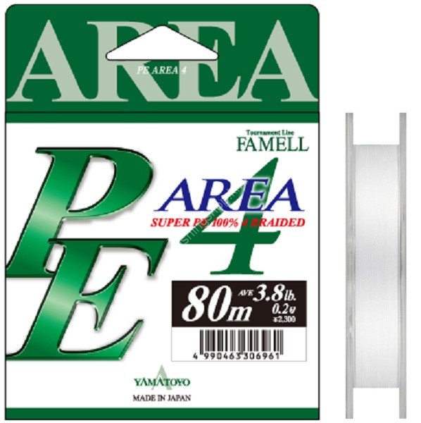 YAMATOYO PE Area 4 [White] 80m #0.2 (3.8lb)