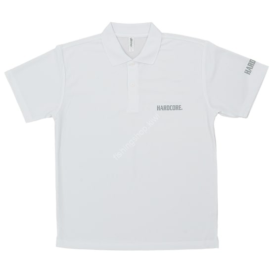 DUEL Hardcore Dry Polo Shirt (White) S