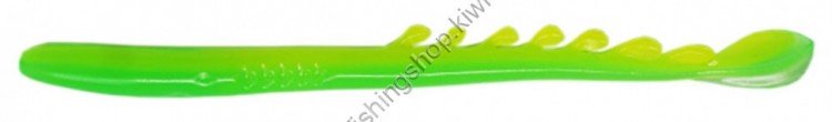 INX.LABEL Dragon Crawler Aji Meba Worm 2.8 #161 Lemon Chart ( Fluorescent)