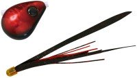 JACKALL Bakuryu Pb BinBin Dama Slide 250g #F202 Black Red / MakKuro Red T+