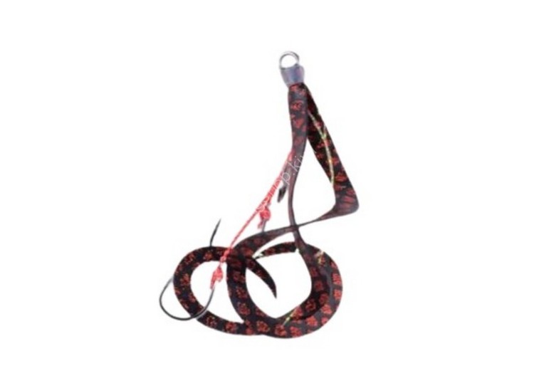 START Replacement Unit Triple Hook Short Curly M #65 黑色 红色 SK (2个)