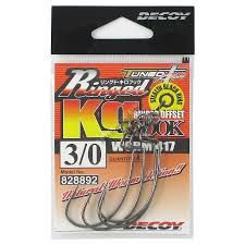 DECOY Ringed KG Hook Worm417 [NS Black] #3/0 (4pcs)