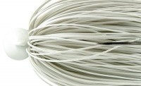 DEPS RR Jig Head 1.7g Fine Rubber Skirt 10 White