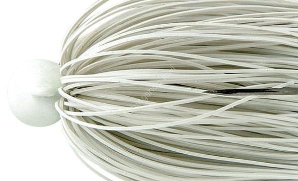 DEPS RR Jig Head 1.7g Fine Rubber Skirt 10 White