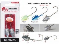 DAIWA Flat Junkie JigHead SS 18g (#4/0) #Glow