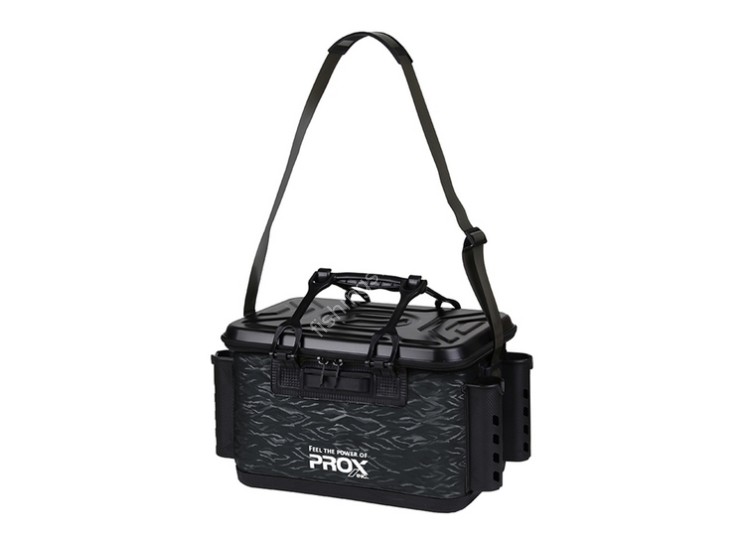 PROX Eva Tackle Bucket with Rod Holder 40cm PX 966240BK #Black