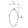 SIYOUEI Ball Net Frame For Four-fold Carp 80cm
