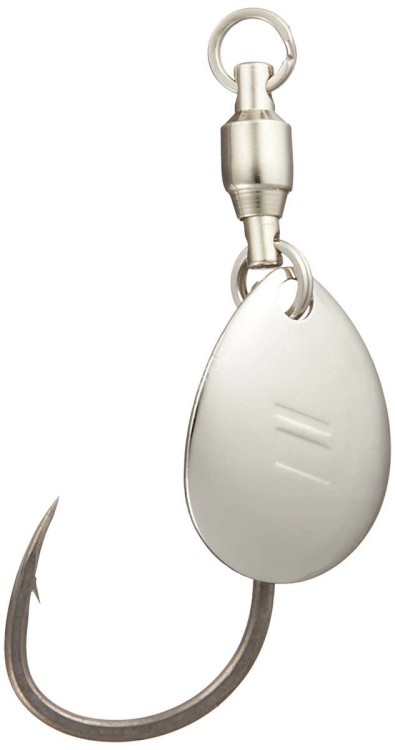 MAJOR CRAFT Blade S-Hook/S Easy Blade Single Hook Slow #10 #002 Silver