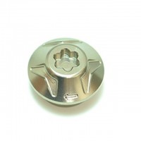 LIVRE Repair Parts 9822 SNUT-SL-TI Handle Nut Shimano Left Handed Kaken Titanium Gold