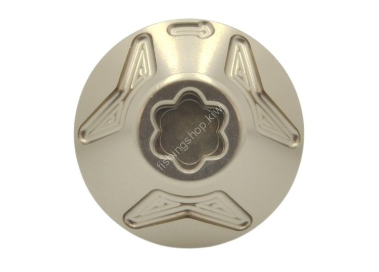 LIVRE Center Handle Nut for Shimano Left-Handed #Titanium