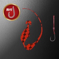 MATSUOKA SPECIAL Single Swim with Hook #Zebra Dark Orange