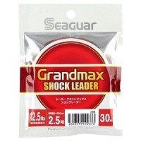 KUREHA Seaguar Grand Max Shock Leader [Clear] 30m #2.5 (12.5lb)