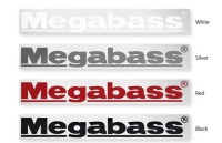 MEGABASS Cutting Sticker 15cm #White