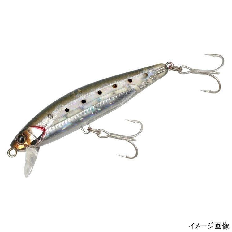 JACKALL Big Backer Nabla Minnow 103 Shirasu Silver