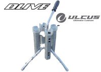 DLIVE×ulcus Rod Stand FORCE 4pcs specification #Silver Carbon tone