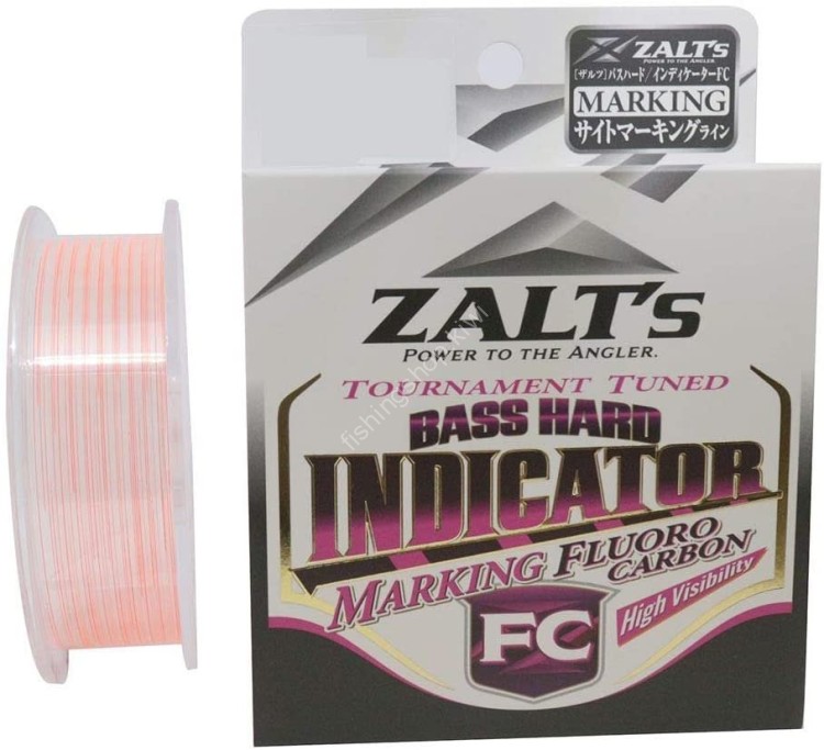 LINE SYSTEM Zalt's Bass Hard Indicator FC [Clear90cm+Orange10cm Marking] 87m #3.5 (14lb)