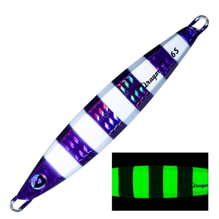 VALLEYHILL Dragon Q Metal Axis 130g #08 Purple/Zebra Glow