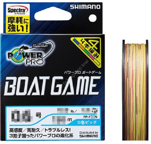SHIMANO PP-F72N Power Pro Boat Game [10m x 5colors] 300m #5 (72lb)