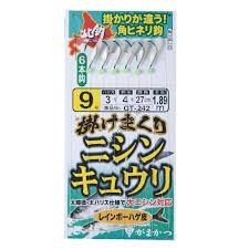 GAMAKATSU Kakemakuri Nishin Kyuri Shikake [Blue] 11-4 (6pcs)