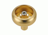 TSURI MUSHA S19505 Power Wheel Knob Type D #Gold