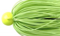 DEPS RR Jig Head 1.7g Fine Rubber Skirt 11 Chartreuse
