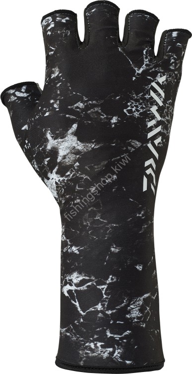 DAIWA DG-6625 Real Fit Gloves II [Marble Black] M