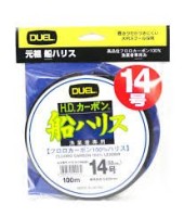 DUEL H.D.Carbon Fune Leader [Clear] 100m #14 (50lb)