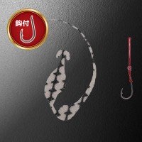 MATSUOKA SPECIAL Single Swim with Hook #Zebra Shirasu Clear