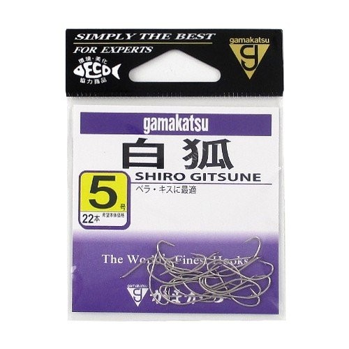 GAMAKATSU Shiro Gitsune [White] #5 (22pcs)