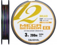 DAIWA UVF Mega Sensor 12Braid EX +Si [10m x 5colors] 300m #1.5 (14kg)