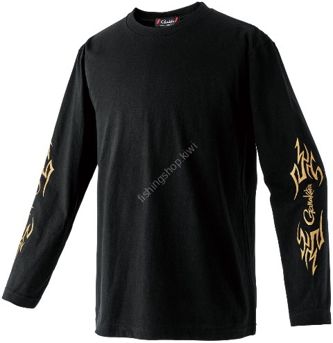 GAMAKATSU GM3720 Long Sleeve T-Shirt (Black) 3L