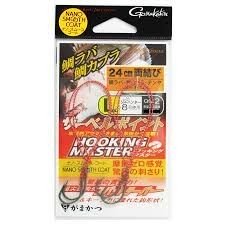 GAMAKATSU Saber Point Hooking Master w/Thread  Double Knot [Nano Smooth Coat] L (2pcs)