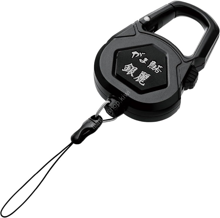 GAMAKATSU WK2005 Gama Wakasagi Silver Elegant Safety Rope 140cm #1 Black