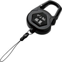 GAMAKATSU WK2005 Gama Wakasagi Silver Elegant Safety Rope 140cm #1 Black