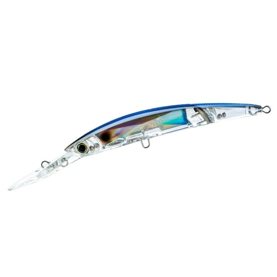 DUEL Crystal 3D Minnow Deep Diver Jointed 130F #B Silver Blue