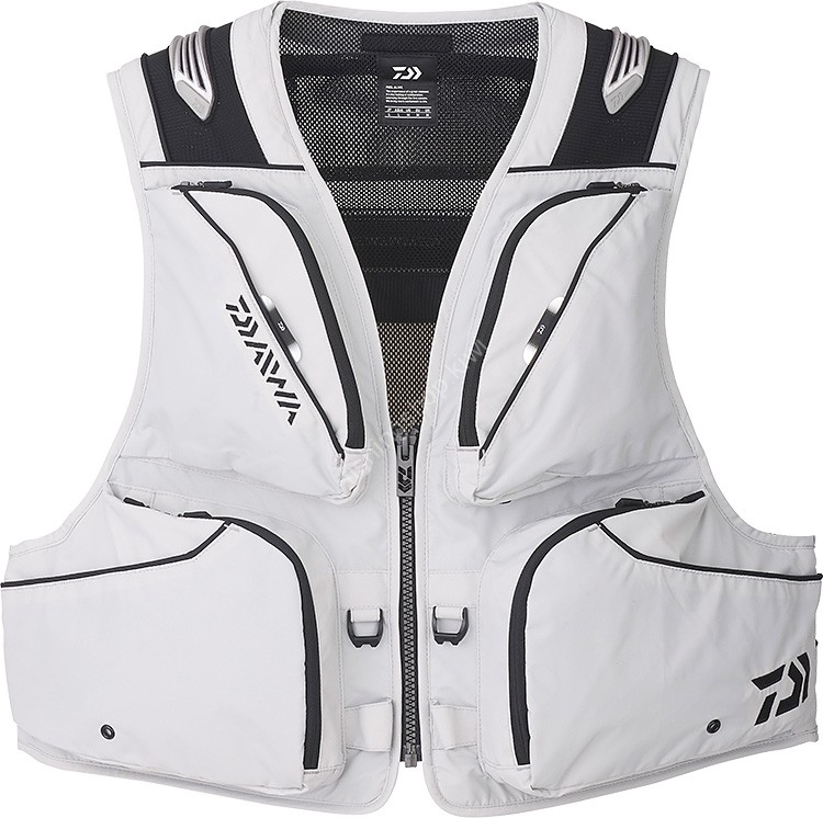 DAIWA DV-3023 Fishing Short Vest Light Gray S