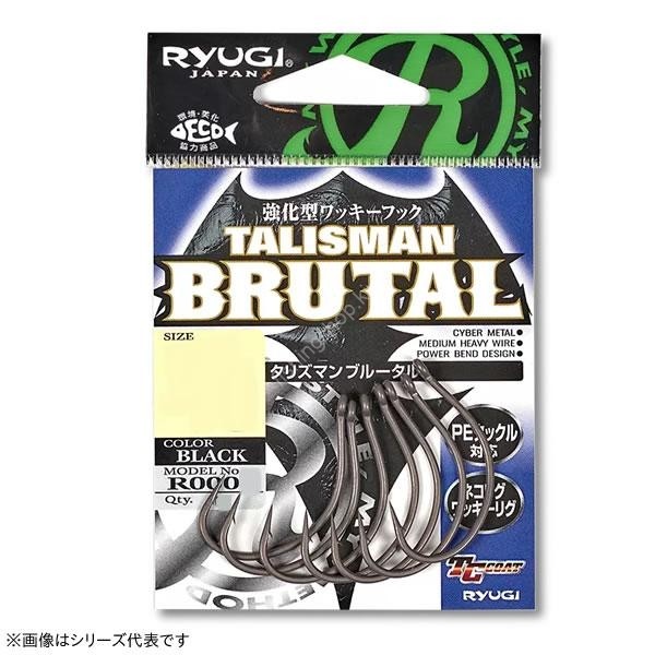 RYUGI Talisman Brutal R0005 [TC Black] #1/0 (8pcs)