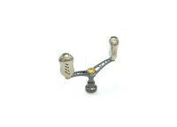 LIVRE 3751 Double Handle Wing 80 Fino Knob for Daiwa #Gunmetal/Gold