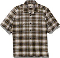 TIEMCO Foxfire C-Shield Surface Check OC Shirt S/S (Gold Oka) L