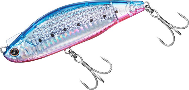 DAIWA Morethan Lazy Fashad 100S Lazer Impact #LI Blue Pink Iwashi