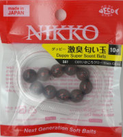 NIKKO 561 Dappy Super Scent Balls 10mm C01 Ikagoro (Squid Grounder) Glow