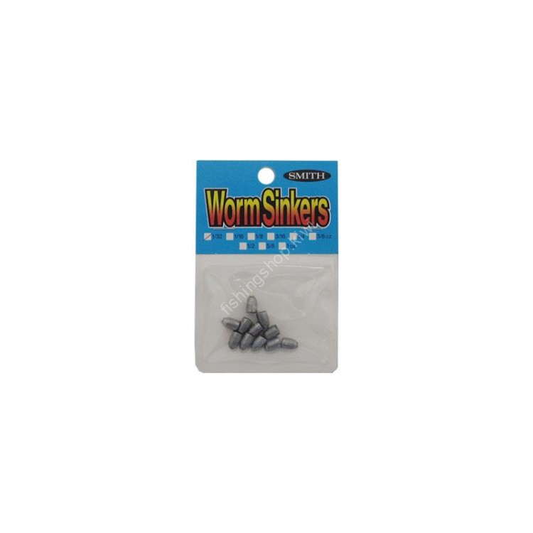 SMITH Bullet Worm Sinker 1/32oz
