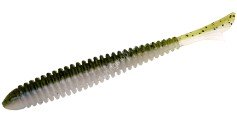 BAIT BREATH Fish Tail Ringer 3.5 #912 Watermelon / White Pearl (2T)