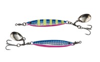 GALAPAGOS Ga Shore Metal Blade 40g #28 Blue Pink Zebra
