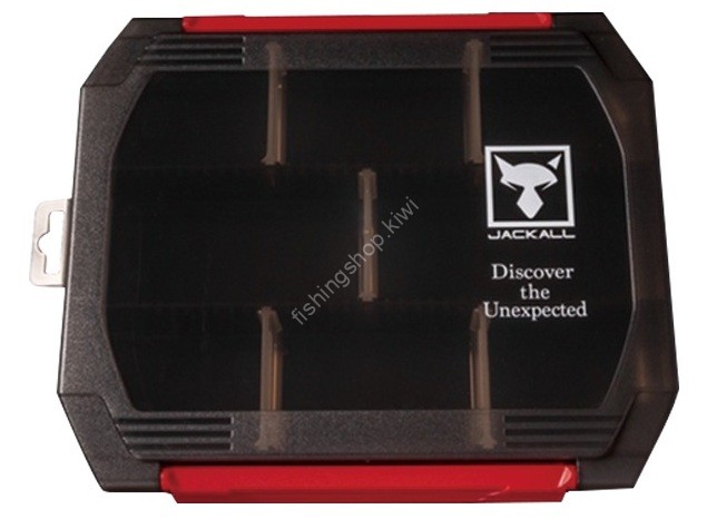 JACKALL 2300D W Open Tackle Box M Clear Black (Smoke)