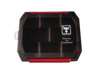 JACKALL 2300D Double Open Tackle Box M #Clear Black (Smoke)