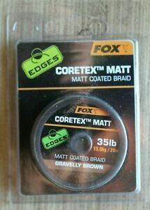 FOX Edges Coretex Matt [Gravelly Brown] 20m (35lb)